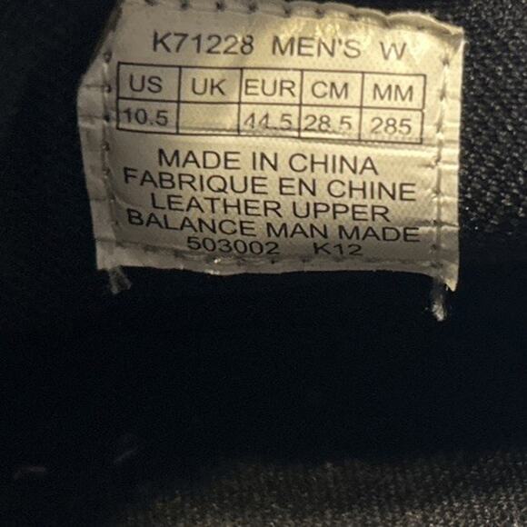 Rockport Men’s Shoes Size 10.5 W Wide Black Leather Slip On Casual Comfort XCS - Picture 8 of 8